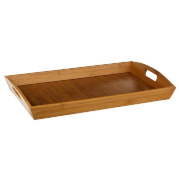VASSOIO IN MDF E BAMBU' 44.5X29 H 5.5CM