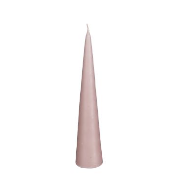 CANDELA A CONO ROSA D 25 H 25CM