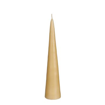 CANDELA A CONO ORO D 25 H 25CM