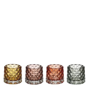PORTA CANDELA TEALIGHT DIAM. 8 ASSORTITO
