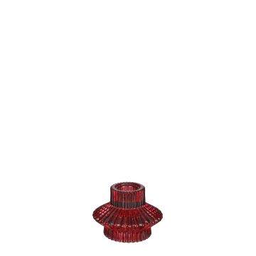 PORTA CANDELA GYDA ROSSO DIAM. 7.5