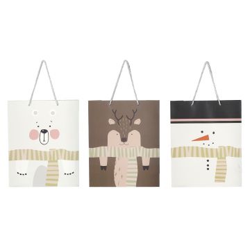 BORSA REGALO 26X10 H 32CM ASSORTITO