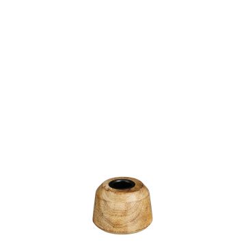 PORTA CANDELA ITALO EFFETTO LEGNO DIAM. 6