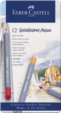 AST. 12 MATITE COLORATE GOLDFABER ACQUERELLABILI