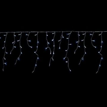 TENDA FRASTAGLIATA 180 LED BIANCO CALDO CON TRASFORMATORE 6M+3MX56CM