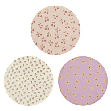 TOVAGLIETTA ROTONDA FRUTTA FIORI DIAM. CM 38 ASSORTITA