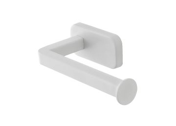 LINEA CUBIK - PORTA ROTOLO IN ACCIAIO INOX BIANCO