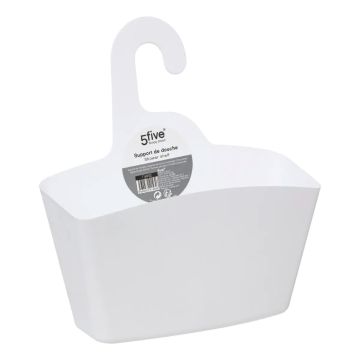 PORTA SAPONE DOCCIA 28X12X31CM BIANCO 