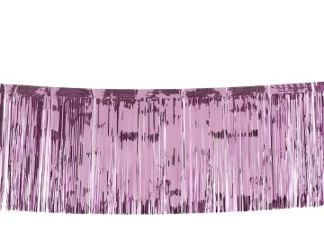 FESTONE CON CAPELLI D'ANGELO LILLA LUCIDI L 3MT H 30CM