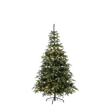 ALBERO DI NATALE MOD. PICTON H.185 CM CON 600 LED LUCE CALDA