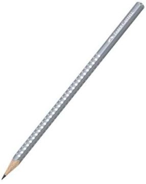 FABER CASTELL - MATITA SPARKLE B GRIGIO PERLATO