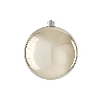SFERA DI PLASTICA DIAM. 20CM CHAMPAGNE LUCIDO