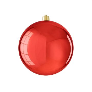 SFERA DI PLASTICA DIAM. 25CM COLORE ROSSO LUCIDO