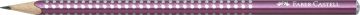 FABER CASTELL - MATITA SPARKLE B BORDEAUX PERLATO
