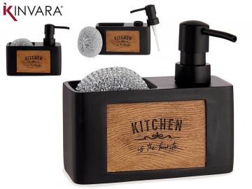 DOSASAPONE CON SUPPORTO SPUGNA 15X6,2X13CM