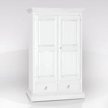 ARMADIO IN LEGNO BIANCO OPACO