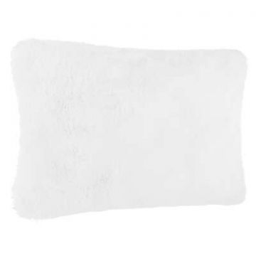 CUSCINO IN ECOPELLICCIA CM 30X45 BIANCO 