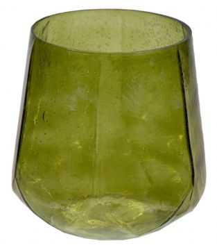 VASO MARHABA EGG VERDE D 17 H 15CM