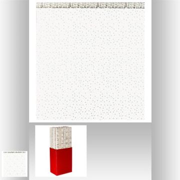 CARTA DA REGALO TRASPARENTE CON DECORI NATALIZI 70X500CM 
