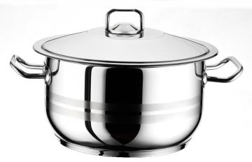 CASSERUOLA CON COPERCHIO ARIAN IN ACCIAIO INOX DIAM. 32CM