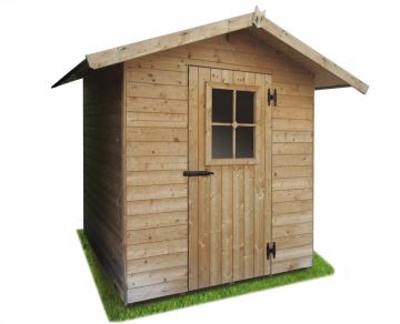 CASETTA 1PORTA C/VTR.180x180 GREZZA