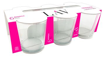 SET 6 BICCHIERI ACQUA BODEGA 345CC