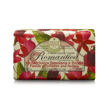 NESTI DANTE - SAPONE ROMANTICA 250GR VIOLACCIOCCA FIESOLANA & FUCSIA