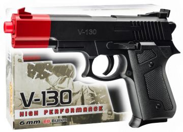 PISTOLA V-130 AIR SOFT CALIBRO 6MM