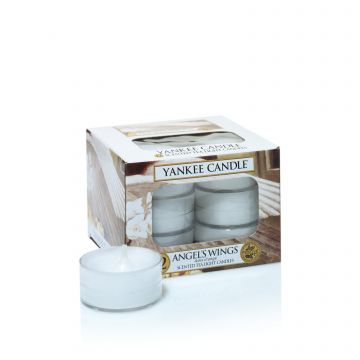 YANKEE CANDLE - 12 TEA LIGHT PROFUMATE ANGEL WINGS