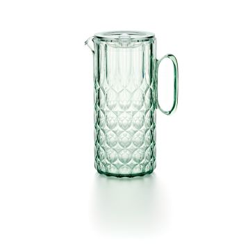 GUZZINI - CARAFFA CON COPERCHIO VANITY 1.75LT VERDE ACQUA TRASPARENTE