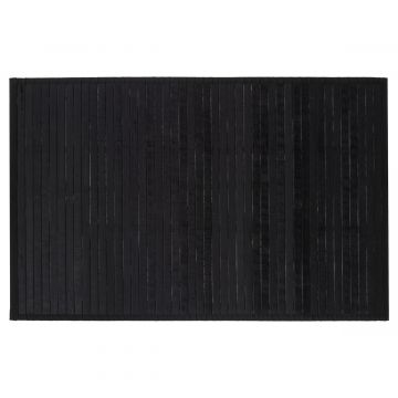 TAPPETO IN BAMBO NERO 50X80CM