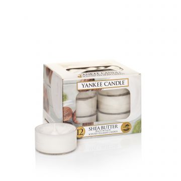 YANKEE CANDLE - 12 TEA LIGHT PROFUMATE SHEA BUTTER