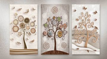 QUADRO DAY TREE 38X75CM ASSORTITO
