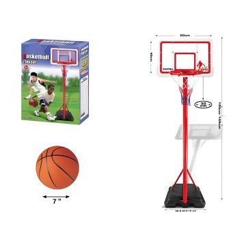 BASKET CON PIANTANA 195CM