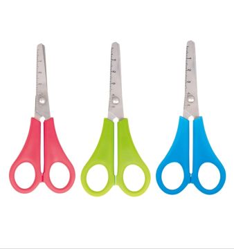 LEBEZ - FORBICI LAMA CENTIMETRATA H 13.5CM ASSORTITO