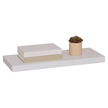 MENSOLA A MURO FIXY IN MDF CM 60X23.5 BIANCO