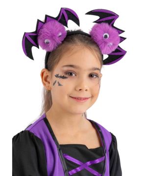 CERCHIETTO DA BAMBINA CON PIPISTRELLO PELOSO