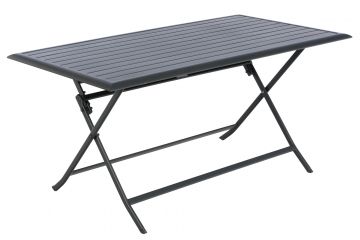 TAVOLO PIEGHEVOLE AZUA GRAFITE 150X80 H71CM