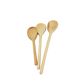  TRIS CUCCHIAI IN LEGNO 25/30/35