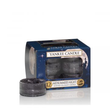 YANKEE CANDLE - 12 TEA LIGHT PROFUMATE MIDSUMMER NIGHT