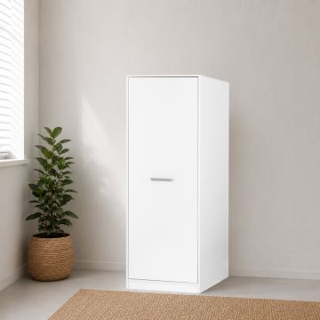 MOBILE LAVANDERIA PORTA SCOPE CM 67X68 H.164 BIANCO OPACO