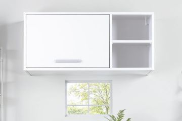 PENSILE LAVANDERIA CM 99X40 H.44 BIANCO OPACO