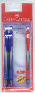 BL.3 SFERE SC.SUPER 2 BLU+1 ROSSA