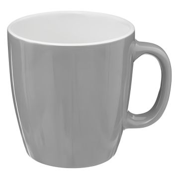 TAZZA CON MANICO IN TERRACOTTA LINEA COLORAMA 18CL GRIGIO