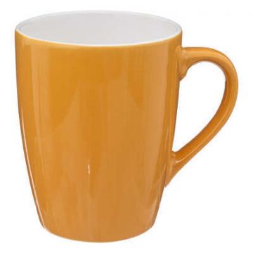 TAZZA CON MANICO IN TERRACOTTA LINEA COLORAMA 38CL GIALLA