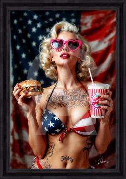 QUADRO MADE IN AMERICA 60X90CM