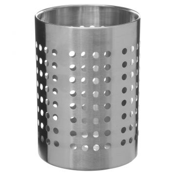 PORTAUTENSILI GRANDE ACCIAIO INOX D11 H16CM