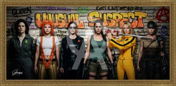 QUADRO UNUSUAL SUSPECT II 140X63CM