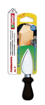 COLTELLO GRANINO CON MANICO IN POLIPROPILENE E LAMA IN ACCIAIO INOX IN SCATOLA - LINEA FAMILY