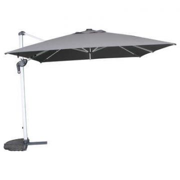 OMBRELLONE A BRACCIO EQUADOR 3X3MT ANTRACITE CON ILLUMINAZIONE A LED